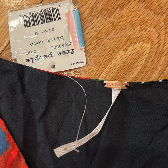 Free People polka dot floral keyhole front dress - Picture 7 of 8